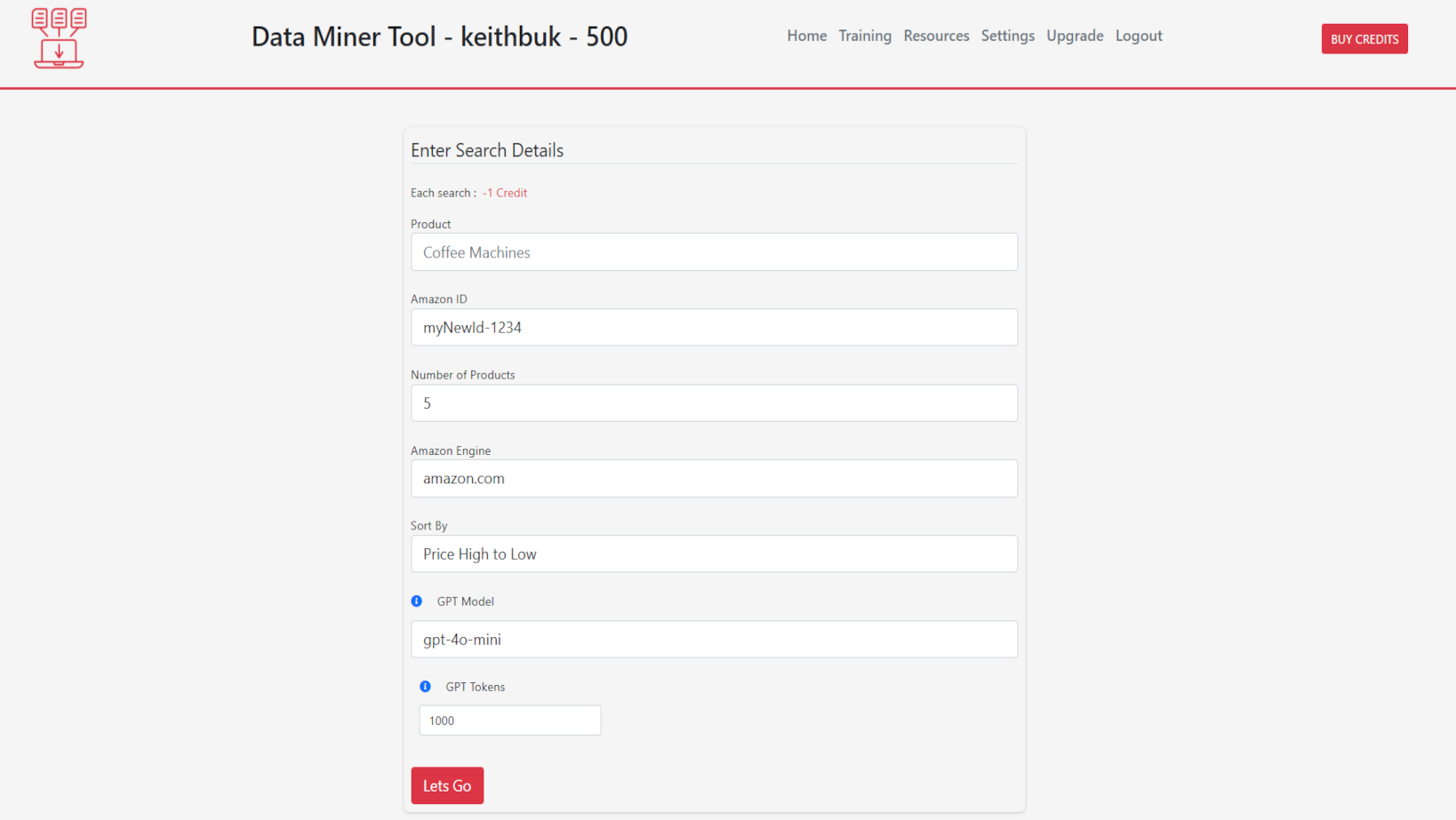 Product Data Miner Basic Image