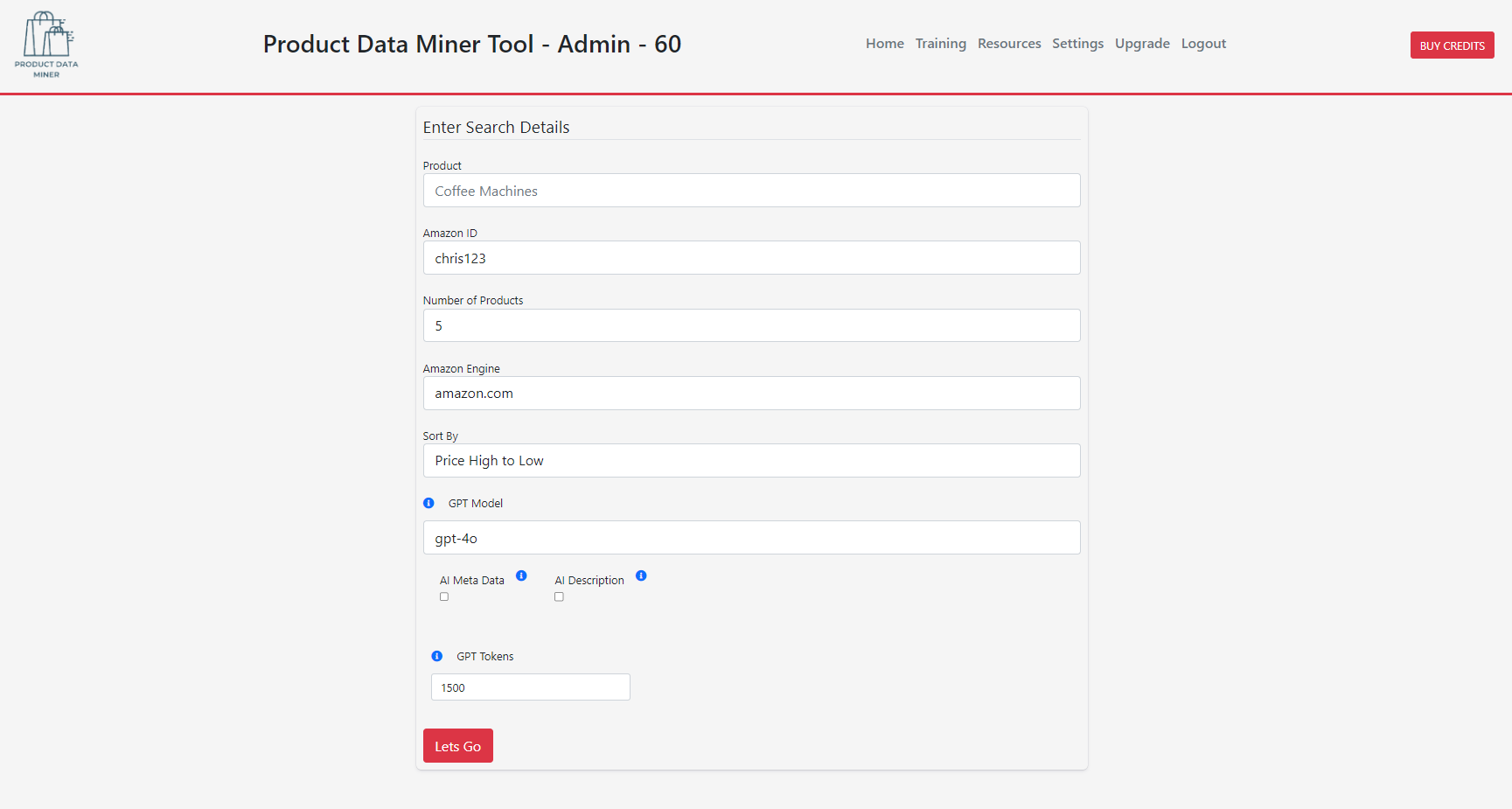 Product Data Miner Basic Image